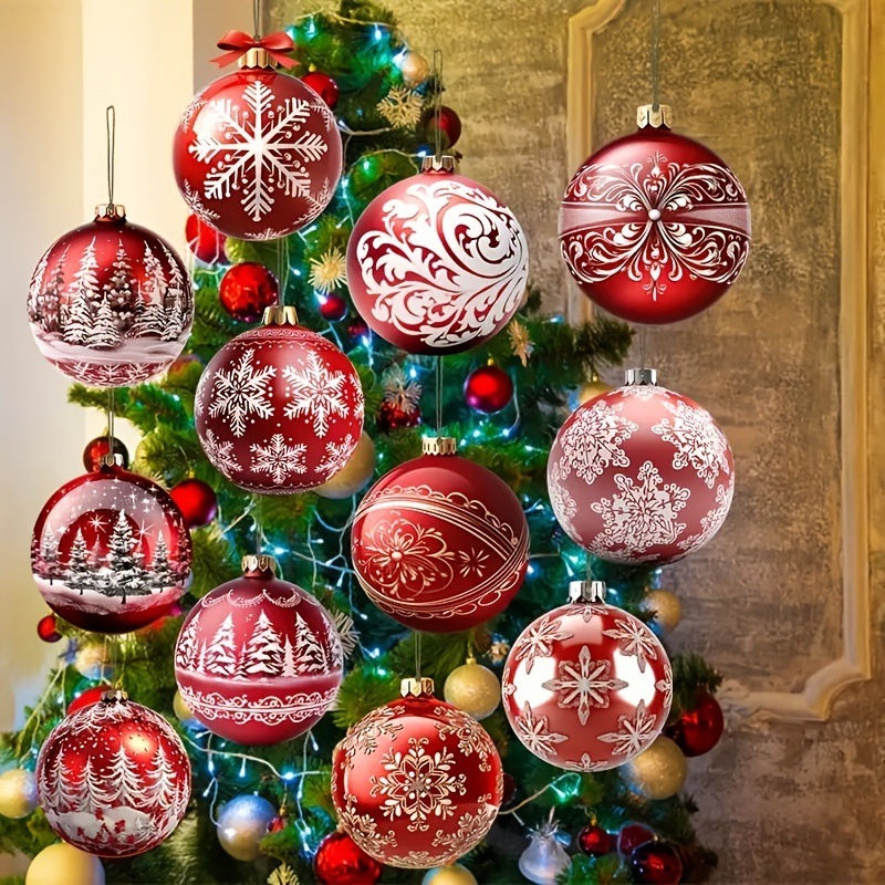 クロスボーダー手作りの赤いクリスマスオーナメントセット木製ホリデーハッピーオーナメント完璧なギフトアイデア|undefined