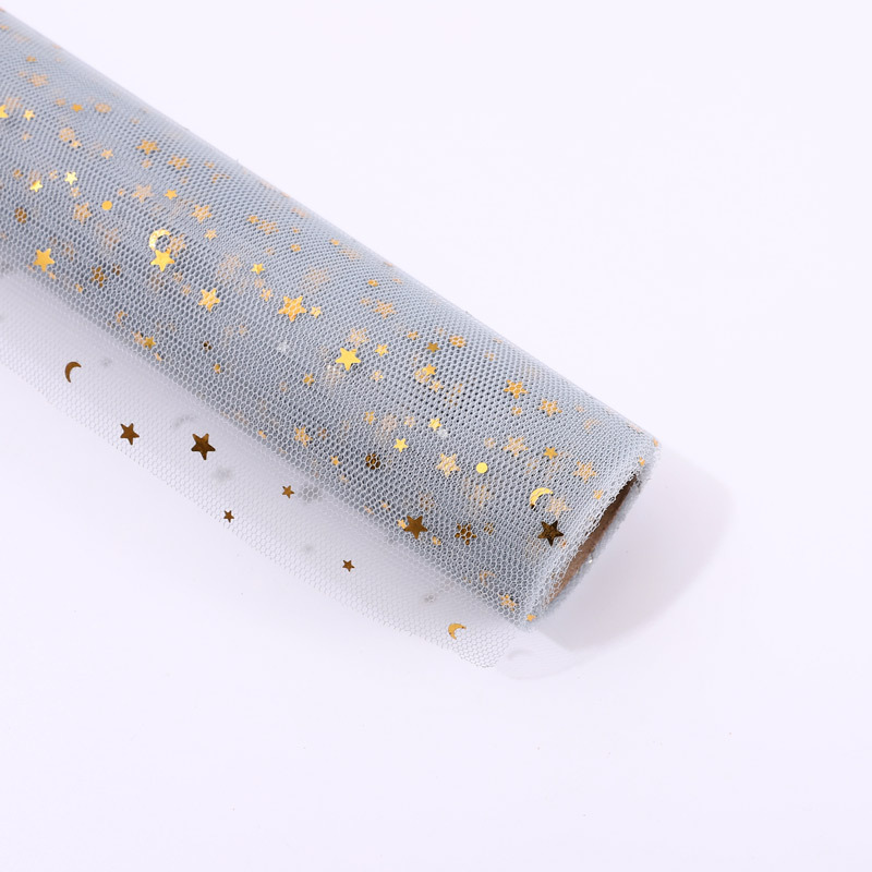 Diosa Festival de malla estrella Luna hilo estrella hilo Lollipop bouquet DIY bolsa flor papel forma hilo flor embalaje al por mayor