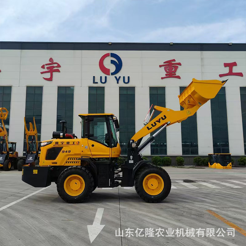 外贸养殖厂清粪搬运小铲车 农用房砂石散料装载机 抓草抓木机