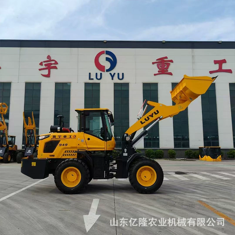 Строительная техника Низконогий тигр погрузчик дизельный погрузчик на строительной площадке