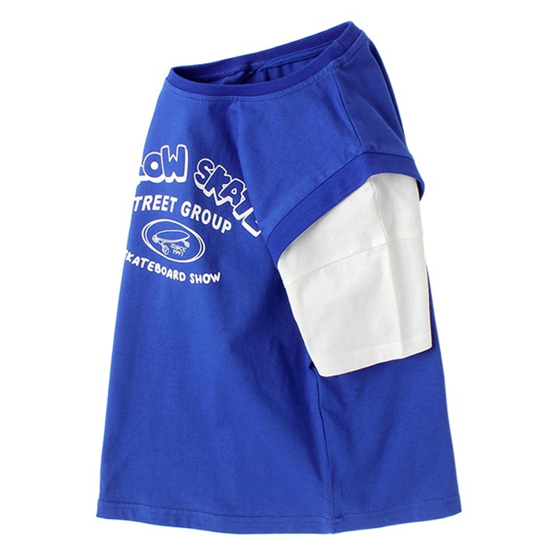 Ropa para niños verano estilo coreano nuevo manga corta transpirable para niños mediano y grande camiseta de baloncesto de dos piezas para niños entrega