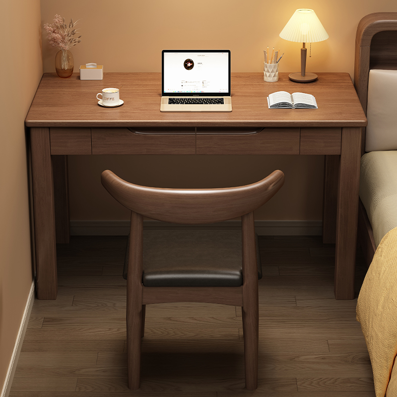 Solid wood desk home modern minimalist computer desk office desk…
