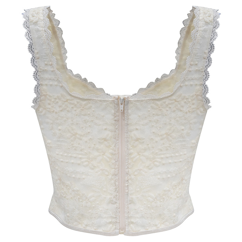 Europa y los Estados Unidos transfronterizos nuevos hot chick puro deseo de viento sexy encaje chaqueta de hueso temperamento sexy corsé