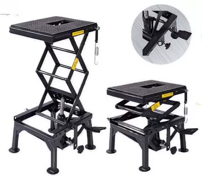 [Small Wholesale] 300Lbs Motorcycle Lift Platform Hydraulic Manual Lifting Platform Durable (Avtomobil fırlanan platformaları) - zx0901-7-300lb-motorcycle-lifting-platform