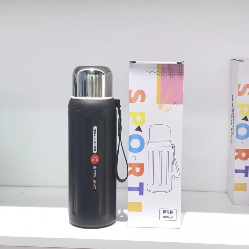 真空ローマ保温カップ新型316ステンレスコップ屋外携帯茶分離大容量コップ|undefined