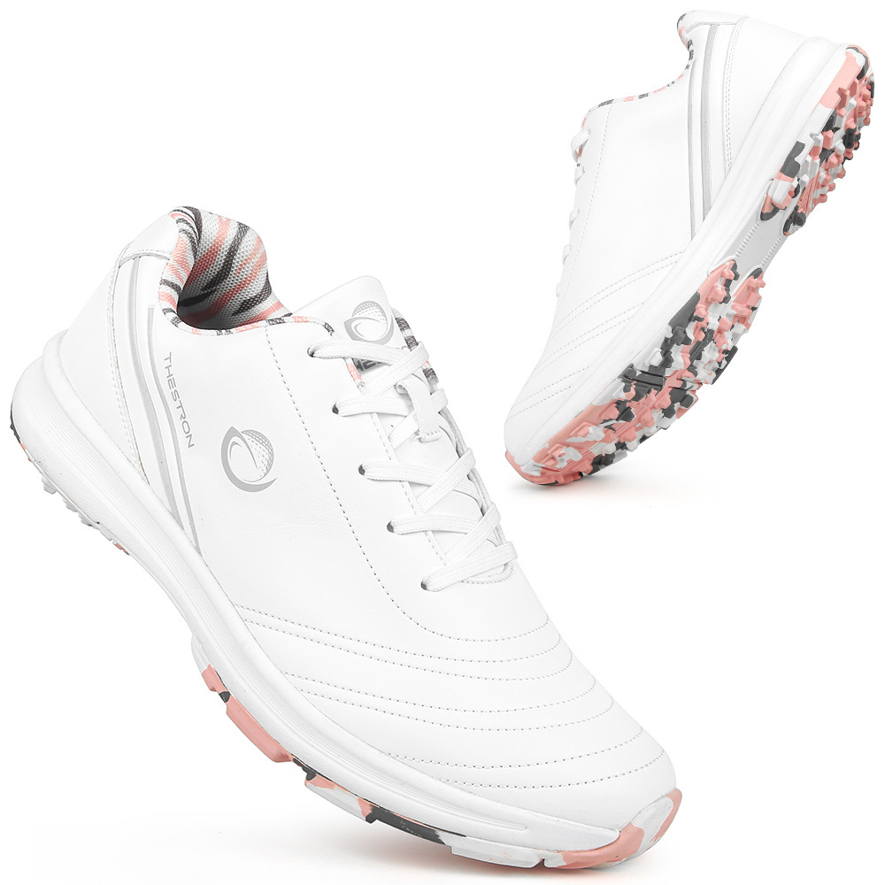 Le Chuang THESTRON 프로 여자 골프 신발 미끄럼 플러스 사이즈 36-43 여자 골프