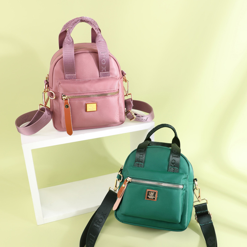 Bolso pequeño de hombro para mujer 2025, nylon impermeable, estilo Oxford, simple image 3