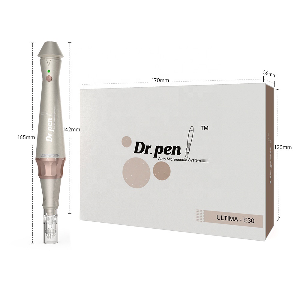 Dr.Pene30 Electric Microneedle Introduction Instrument Rechargeable Gold Handle with Bayonet Needle Beauty Introduction Instrument