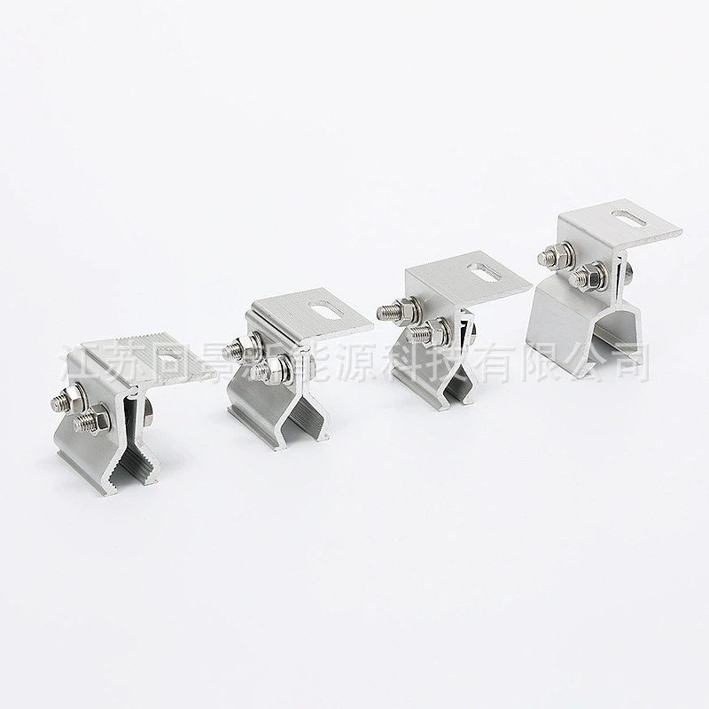 Индивидуальные зажимы из алюминиевого сплава, угловые фотоэлектрические зажимы, фотоэлектрические запасные части из алюминиевого сплава, фотоэлектрические зажимы различных спецификаций.