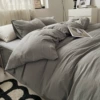 Class A mother and baby solid color Japanese style & [Liudi & gray] Super soft