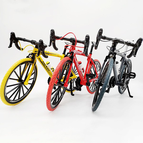 Cross-border 1:8 large bicycle bicycle alloy model simulation ornaments cross-country bicycle toy manufacturer wholesale