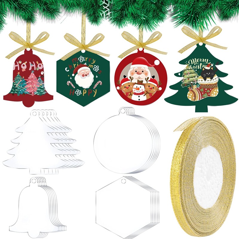 New Christmas Ornaments Home Decoration Items Acrylic Crafts Creative Acrylic Christmas Tree Hangings New Christmas Ornaments Home Decoration Items Acrylic Crafts Creative Acrylic Christmas Tree Hangings