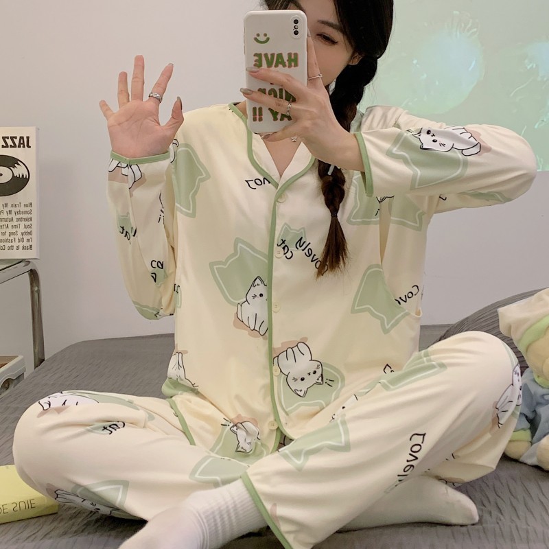 月子服春秋産後3-10月哺乳家庭服妊婦パジャマ夏の薄い妊娠期産婦|undefined