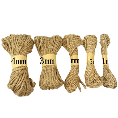 Manufacturer wholesale jute rope for DIY various thicknesses tying braiding hemp rope cat tree rope lighting rope tug of war rope large roll