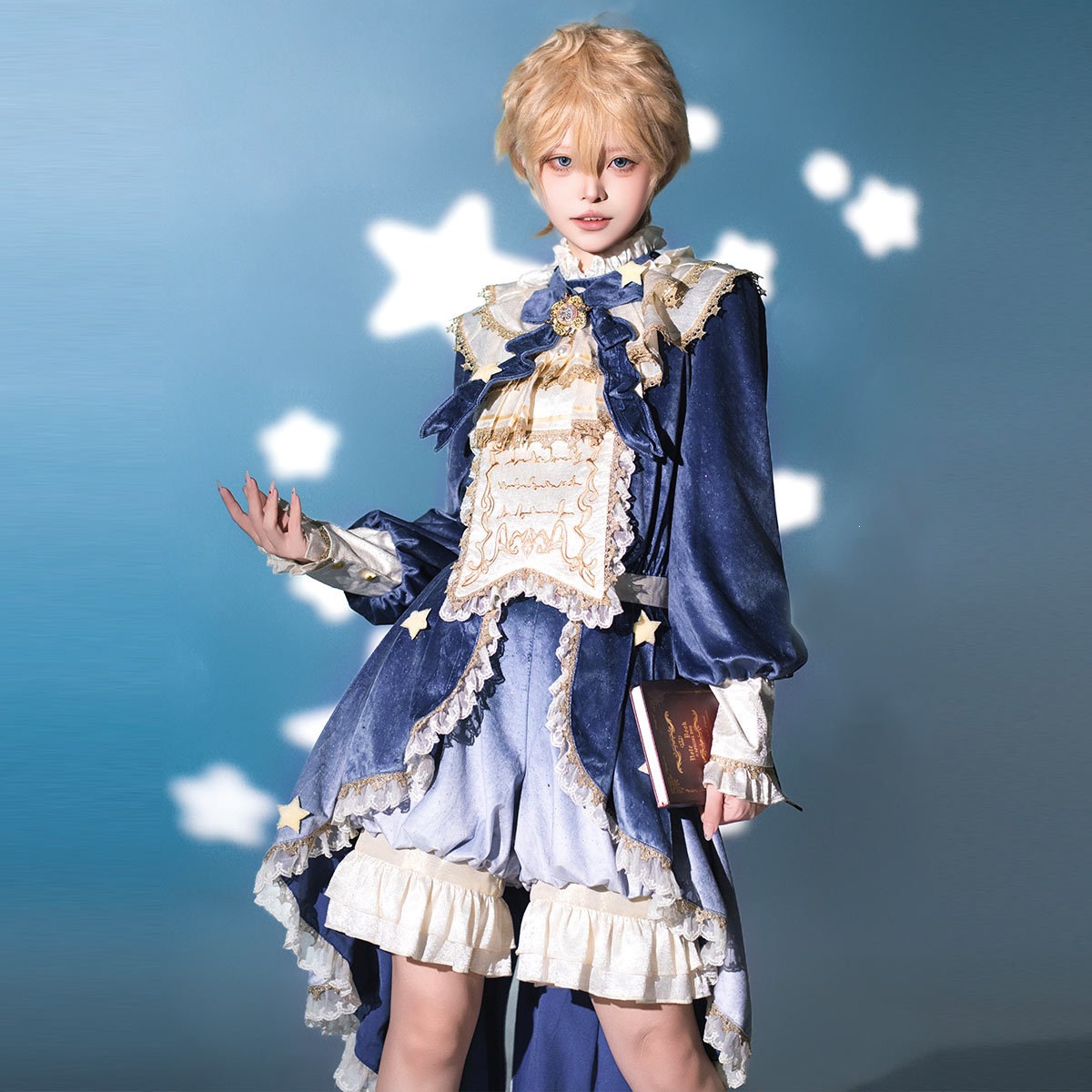 2026 Xiong Doujiang Original Dream Cloud Lolita Women's Lolita Shorts Dress Daily Sweet Outfit 7373