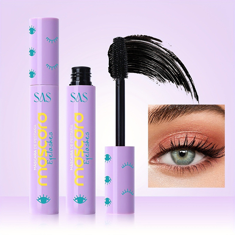 USHAS rímel a largo plazo impermeable sin manchas, rímel largo y grueso, rímel de rizo SAC009