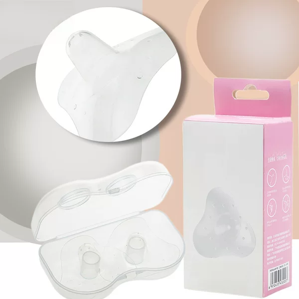 Doraemon nursing soft silicone nipple protective cover anti-pain triangle bra cover two pack 6200