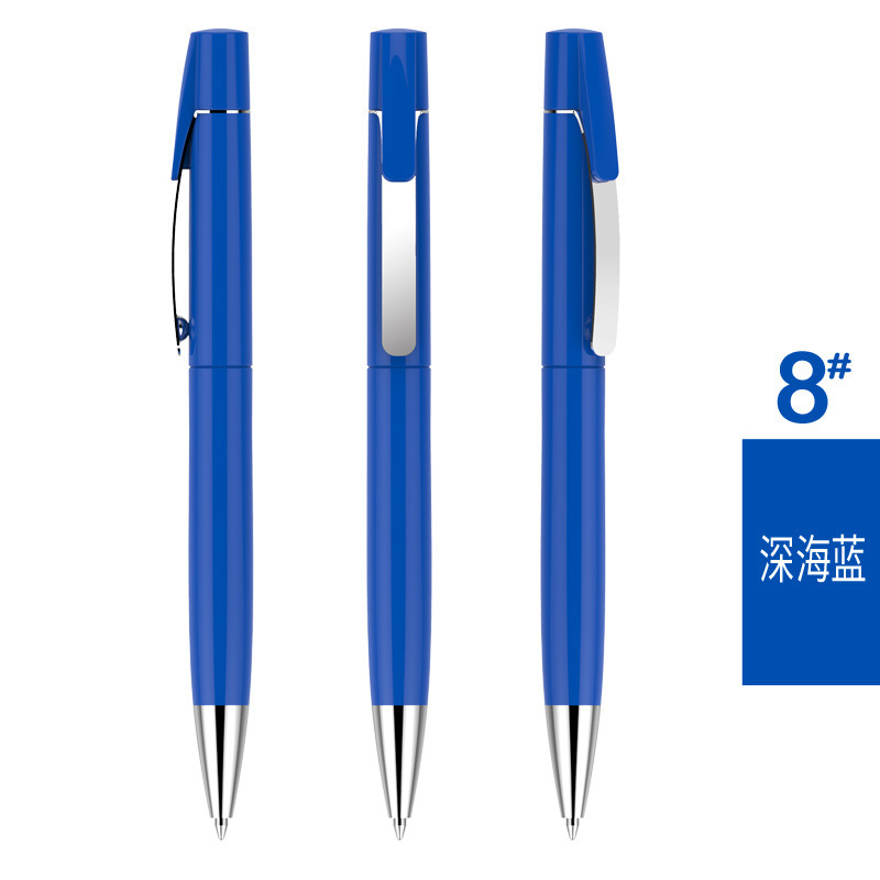 Xiefu plástico bolígrafo de impresión logotipo creativo bolígrafo neutro al por mayor bolígrafo azul y negro de 0.5 mm