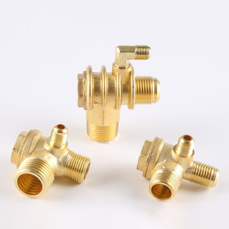 Oil-free silent air compressor one-way valve pneumatic check valve 1.5kw air pump pressure check valve three-way 20*19*1