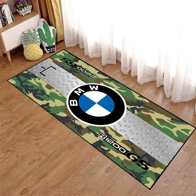 Avtomobil döşəmə paspasları — Velvet Long Carpet Motorcycle Decorative - motorcycle-5-40120cm-crystal-velvet-dot-bottom