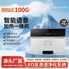 智能语音加热一体净水器厨房直饮五级过滤纯水机家用净水器净水机