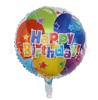 18 -inch birthday happy circular aluminum film balloon Happy Birthday aluminum foil balloon new children's toys