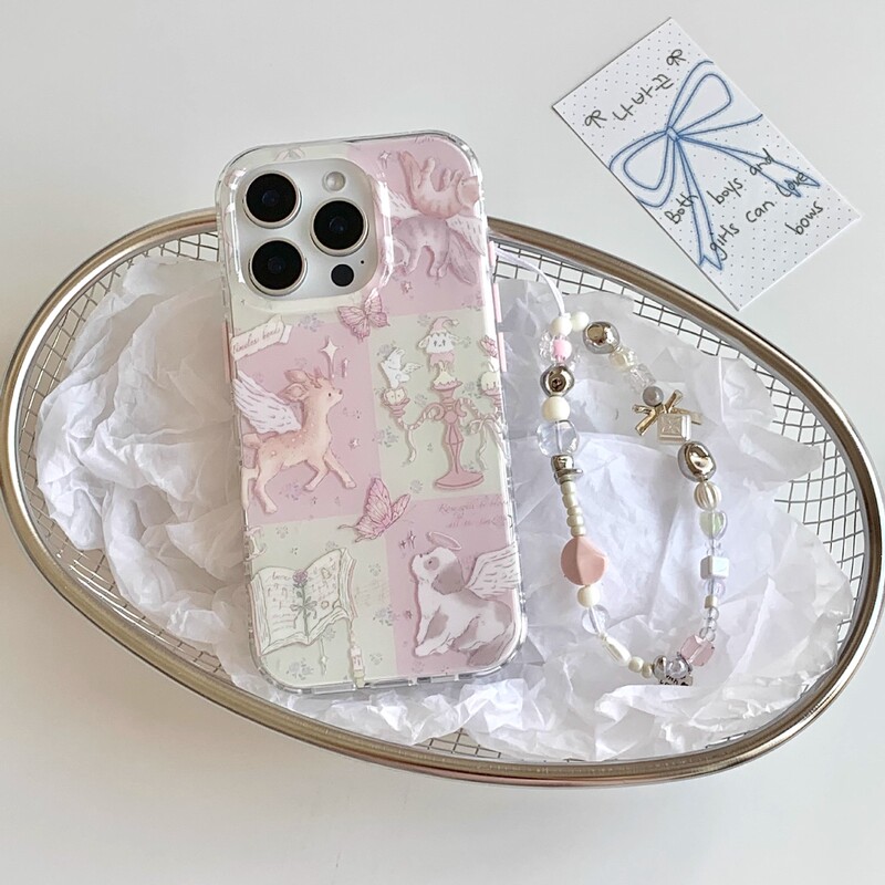 Round-Edged Airbag Anti-Fall Imd Double-Layer Glossy Surface Suitable for Iphone17Promax Apple 16/14/15 Mobile Phone Case Round-Edged Airbag Anti-Fall Imd Double-Layer Glossy Surface Suitable for Iphone17Promax Apple 16/14/15 Mobile Phone Case