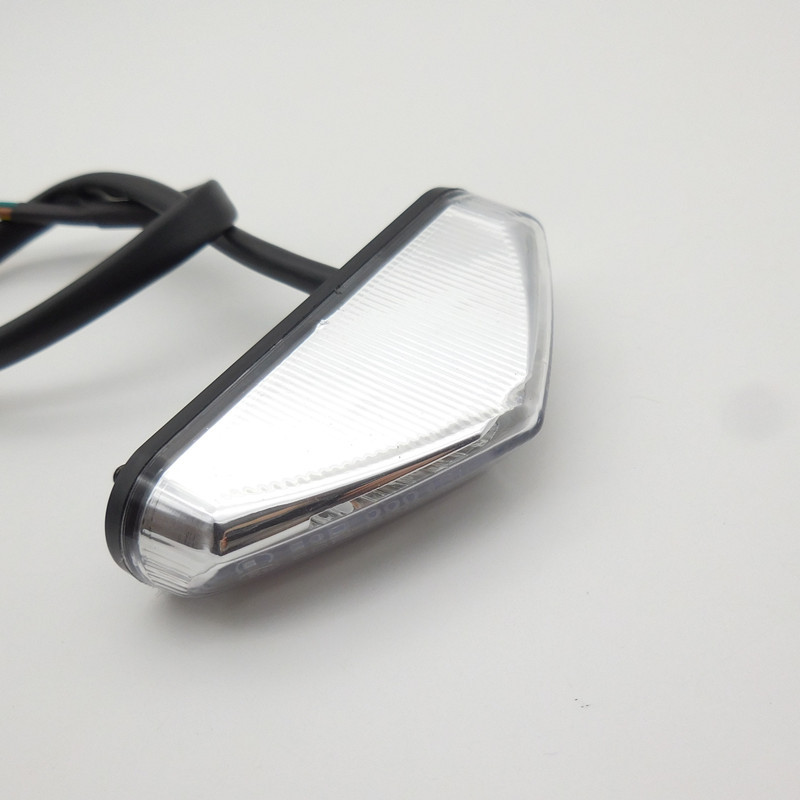 CH-2041B electric scooter modified LED rear tail light scooter triangle brake light motorcycle tail light
