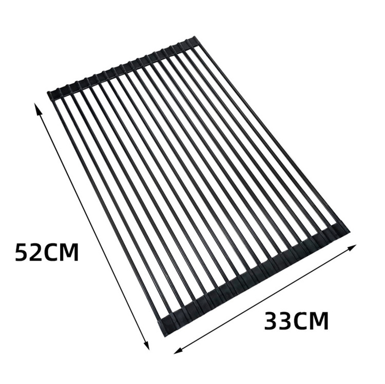 52*33cm 18개의 둥근 튜브-검정색