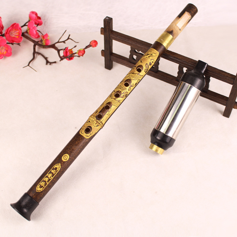 Ethnic Bawu Instrument Vertical Blow Beginner's Introduction C Key, Bb Key, G Key, F Key for Primary School Students and Adult Professional Performance