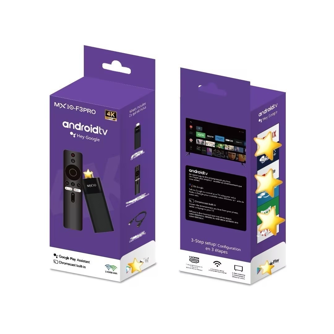 Mx10F3Pro Set-Top Box Allwinner H313 Bluetooth Dual 5g Wifi Android Network Player 2025 New Model