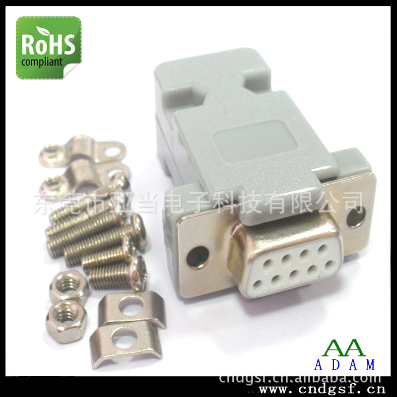 ��ݸ�����ǵ�����D-SUB�ܽ����DB9Pĸͷ����ʽ����ɫ���