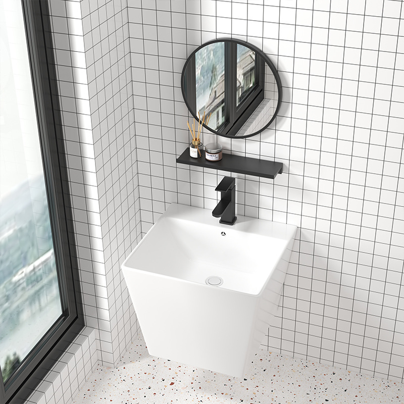 lavabo tipo pared lavabo cerámico pequeño lavabo lavabo doméstico mini lavabo colgante