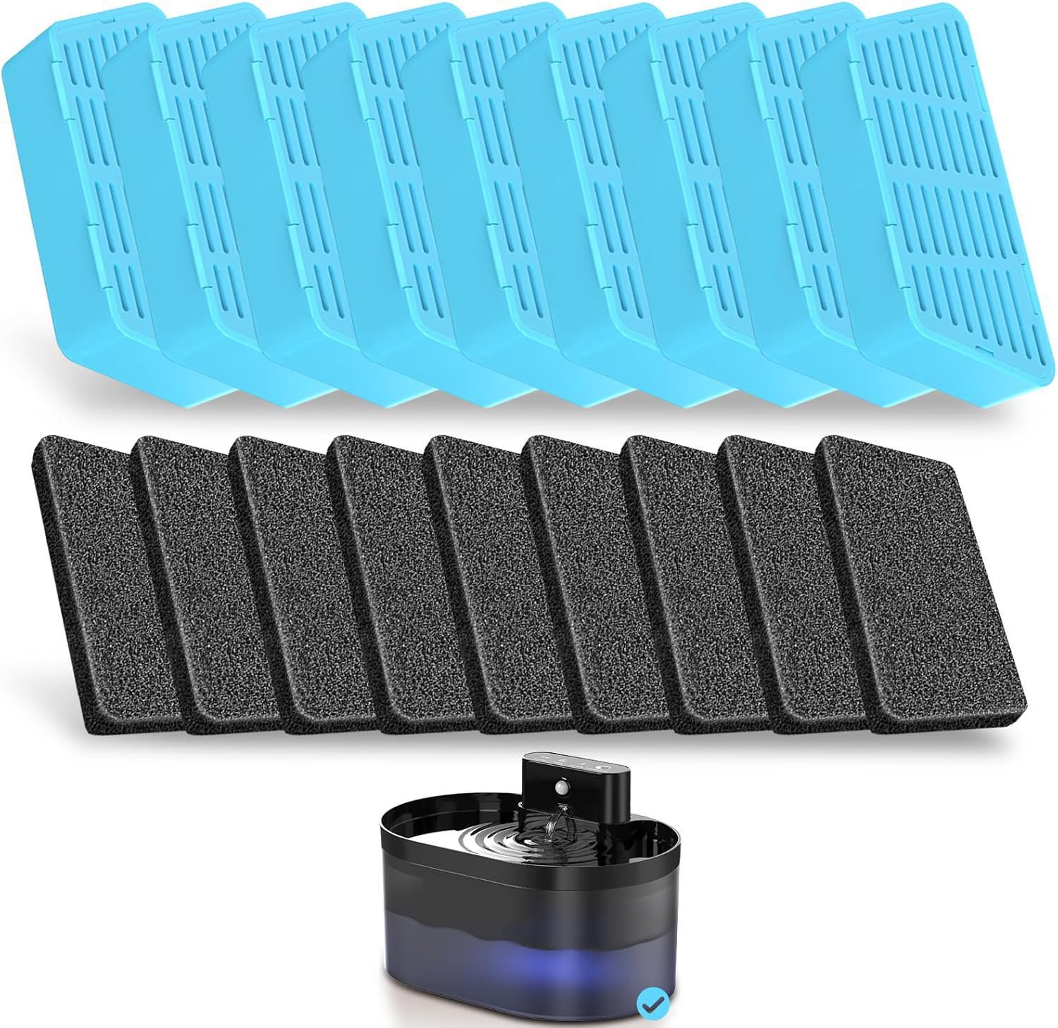Tipo T Doble celda de filtro plegable 9 + 9