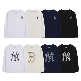 美式MLB卫衣新款印花大logo刺绣休闲宽松圆领秋冬百搭男女情侣款-阿里巴巴