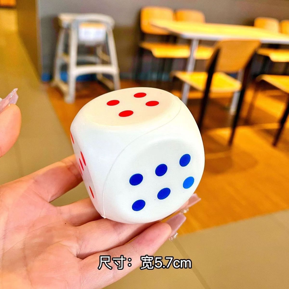 Mahjong de gran tamaño para hacer fortuna dados creativos PU pellizco rebote lento desprestigio juguetes de espuma suave props desprestigio