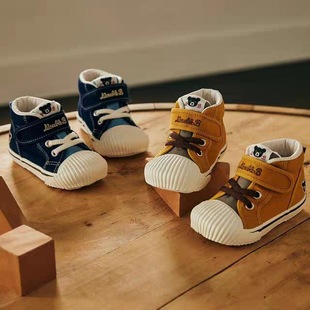Pure original Dan Japanese MIKI * New toddler shoes a DB Black Bear biscuit head vulcanized bottom boys and girls shoes