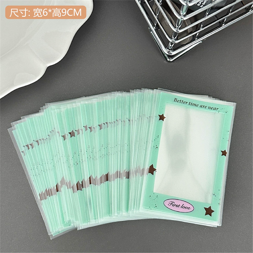 Tengyi nuevo original de dibujos animados lindo titular de la tarjeta pequeña chica estrella aidou foto protección tarjeta película bolsa de embalaje al por mayor