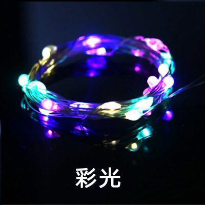 1m 暖かい光 LED カラーライトストリング 2m カラーライト星空花束装飾ライト誕生日クリスマスウィッシングボトルライト|undefined