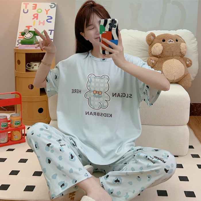 Pijamas nuevos pajamas de verano para mujeres pijamas cortos y largos Mickey ropa para el hogar comercio exterior transfronterizo sudeste asiático