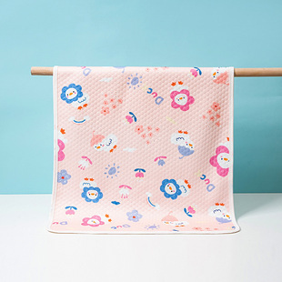 Five-Layer Silk Baby Waterproof Breathable Washable Diaper Pad Large Bed Double-Sided Summer Cool Baby Diaper Pad Mattress