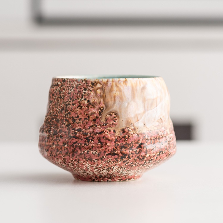 418-G 휴대용 커피잔(외부는 파란색, 내부는 노란색) 220ml