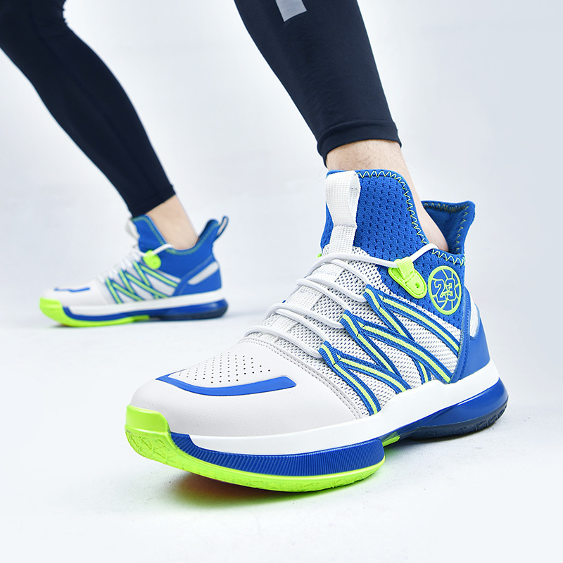Cross-border Xiyin Amazon AliExpress men's shoes fly woven mesh casual shoes tide shoes high basketball shoes war boots wholesale Cross-border Xiyin Amazon AliExpress men's shoes fly woven mesh casual shoes tide shoes high basketball shoes war boots wholesale