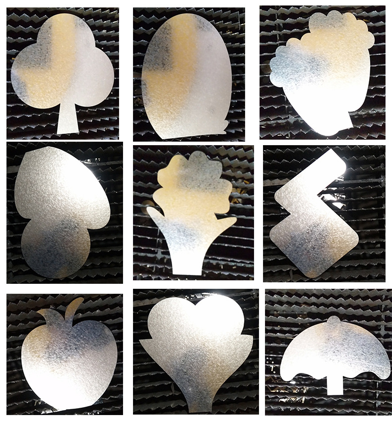 雕刻激光切割金属户外爱护花草提示牌不锈钢镂空标识草坪警示牌