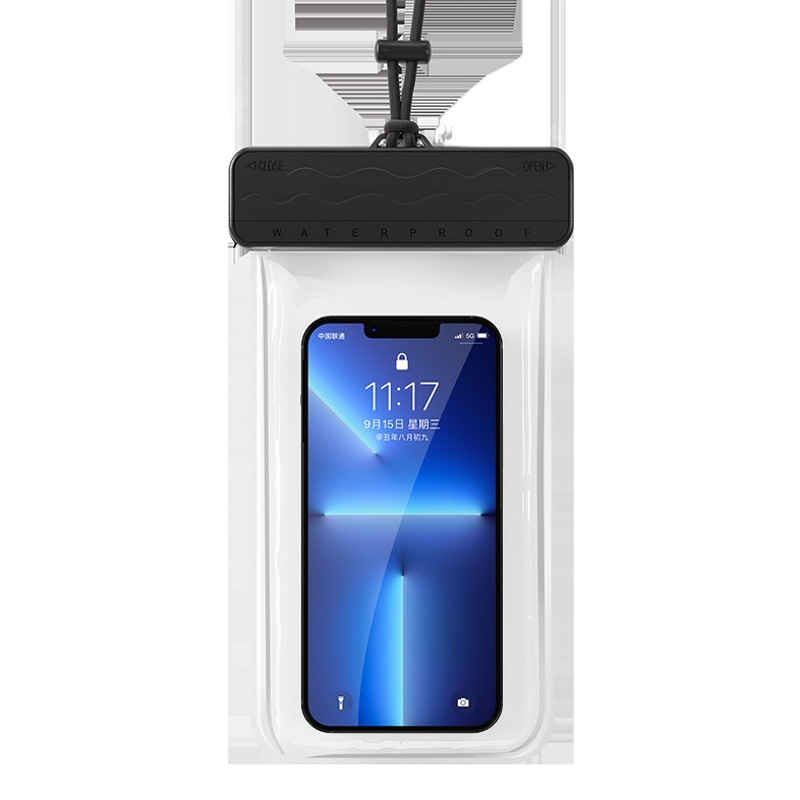 Mobile phone waterproof bag waterproof case takeaway swimming hot spring mobile phone case touch screen diving case transparent sealed bag