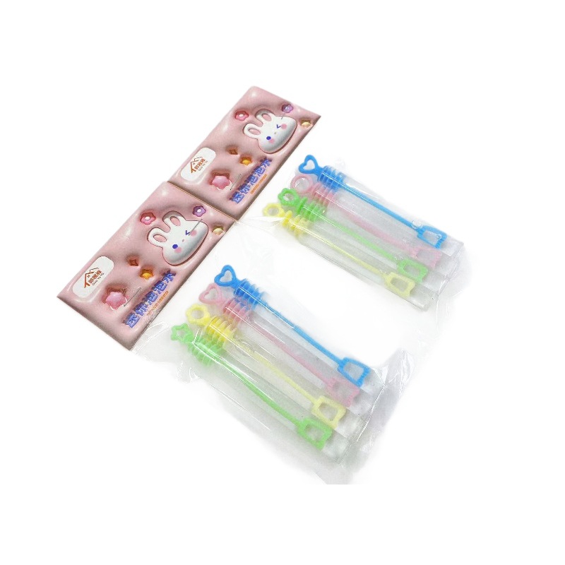 Juguetes infantiles burbujas de goma burbujas de agua burbujas combinación set soplar burbujas jardín de infantes recompensa colorida barraca 2 yuan al por mayor