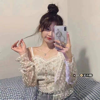 吊带背心女秋冬新款气质蕾丝设计感抹胸打底裹胸性感外穿内搭上衣