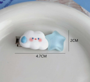 Horquilla de color dopamina, clip de pico de pato de cabello roto coreano femenino, horquilla de sentido avanzado y2k, clip lateral con flequillo, tocado