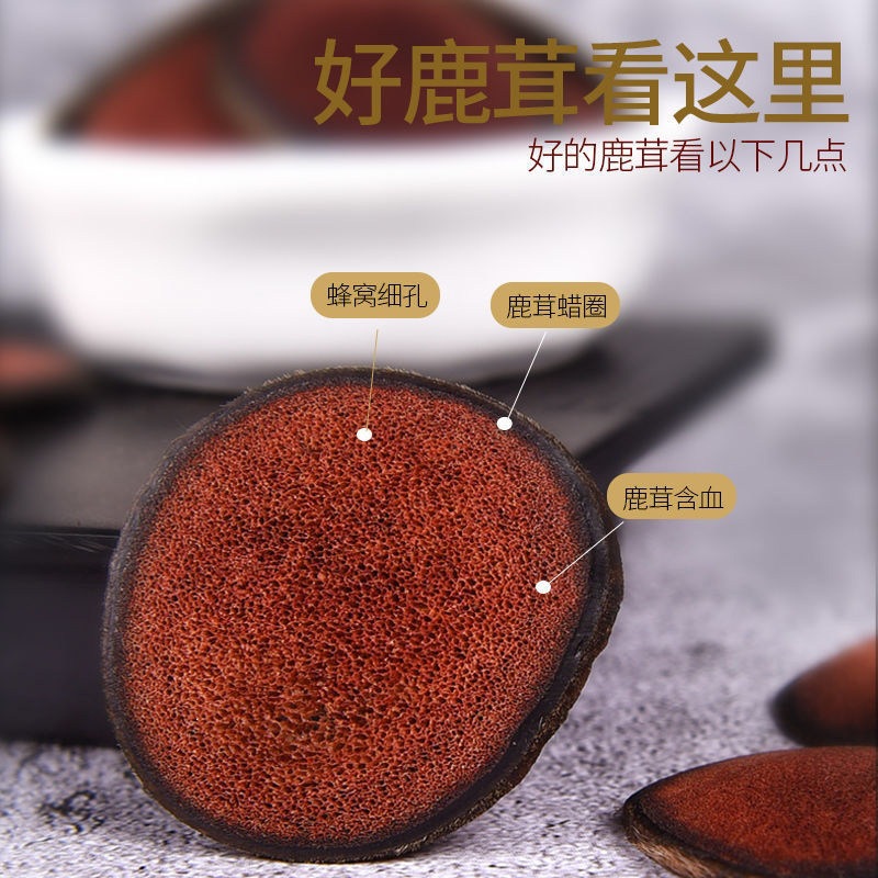 Deer Antler Slices Lu Rong 50g Dried Slices for Culinary Herbal Use in use
