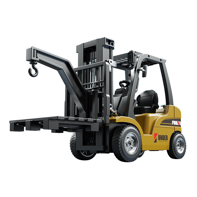 Electric Forklift Toy for Children, Realistic Simulation of a Loader, Liftable Crane, Construction Vehicle, Small Car Toy for Boys